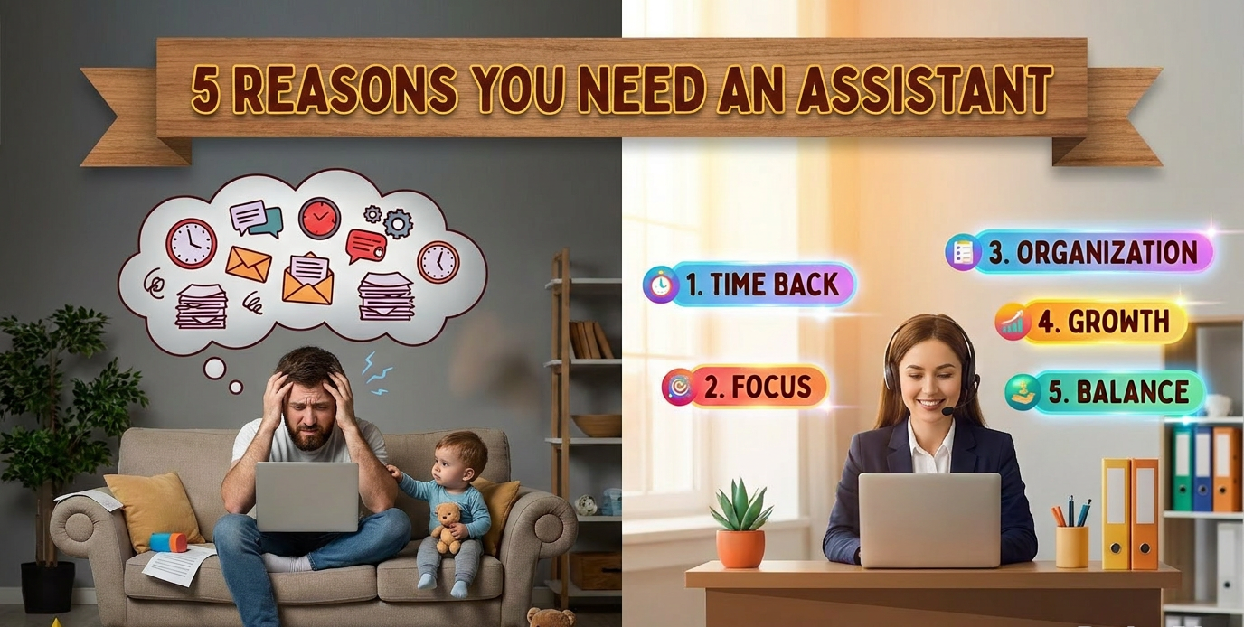 5 signs you need a virtual assistant